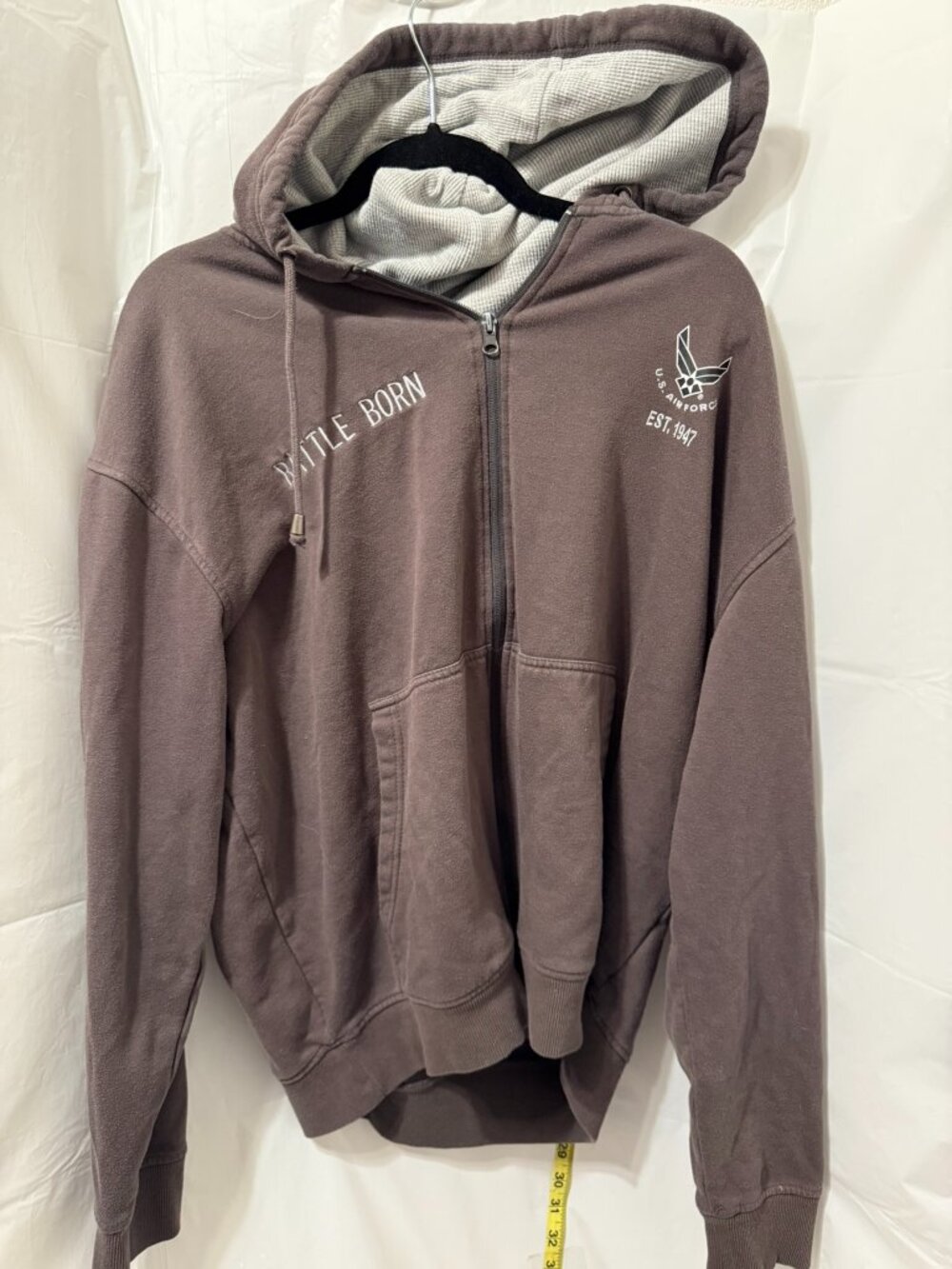 Bradford Exchange US Air Force Zip Hoodie L